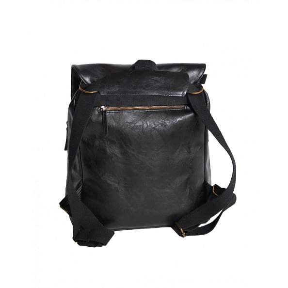 Easygrow сумка/рюкзак для мамы  Vandra bag Black PU - фото  3