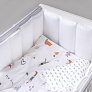 Perina защита для детской кроватки (фенс-бортик) "Sateen Collection" (белый) - фото 4