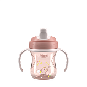 Chicco поильник 6 месяцев+ Training Cup 200 мл розовый