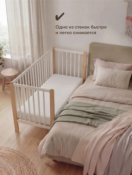 OLANT кровать с маятником Блисс (Bliss) белый - фото  4