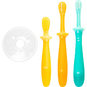 Pigeon набор зубных щеток для детей от 4,5 месяцев до 18 месяцев