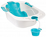 Happy Baby детская ванна с горкой Bath Comfort aquamarine
