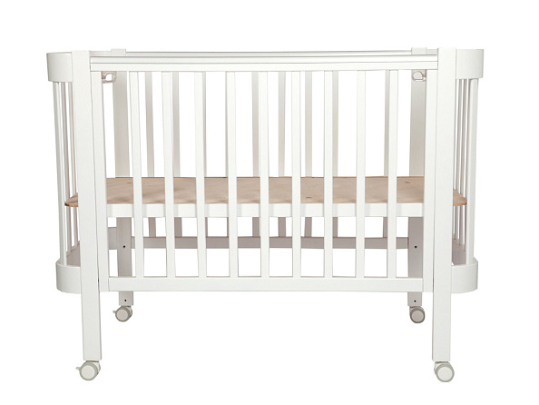 LIEL кровать с маятником приставная Cosmos белый - фото  10