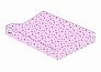 Luma простынка-чехол для пеленальника 72*44 розовый нежный