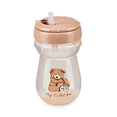 Happy Baby поильник с трубочкой 360 мл bear