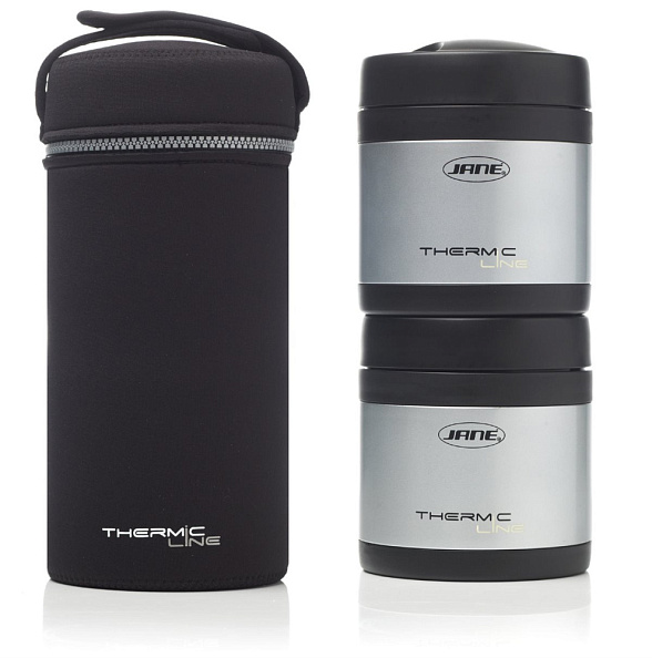 JANE термос 2х500 мл для жидкой и твердой пищи Line Flasks  - фото  1