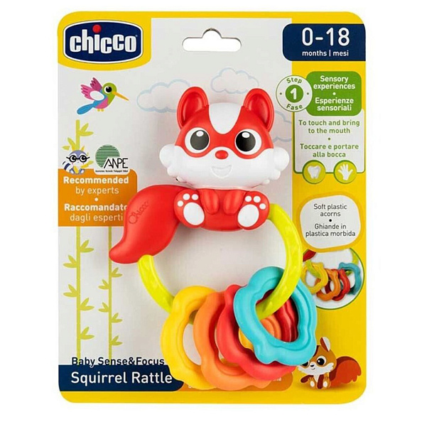 Chicco игрушка-погремушка Белка - фото  2