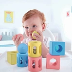 Hape набор погремушек Улыбка, 9 предметов