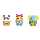 Chicco игрушка-пирамидка 3 в 1 Весёлые животные