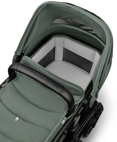 Bugaboo Fox5 Renew коляска 2 в 1 Black/ Forest Green/Forest Green complete - фото  9