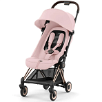 Cybex Коляска Coya Rosegold Peach Pink с дождевиком и бампером