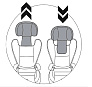 Peg Perego Автокресло Viaggio 2-3 SureFix (100-150см; 3,5-12 лет) Black  - фото 7
