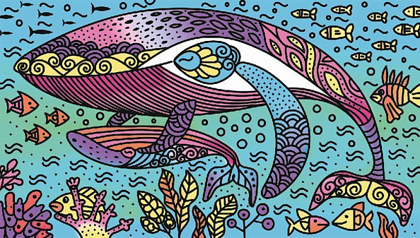 Janod набор для творчества Волшебный океан, рисуем водой - фото  2