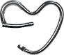 Xplorys    Dooky Heart Hook - Silver -  5