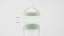 BORRN бутылочка для кормления из силикона 240 мл цвет зеленый