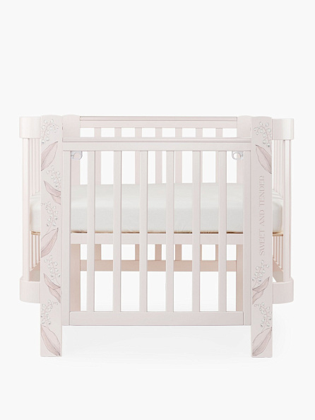 Happy Baby кровать-люлька Mommy love pink nova