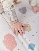Happy Baby коврик детский складной игровой Soft Floor terrazzo
