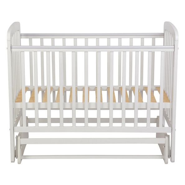 OLANT BABY кровать детская с маятником Solvig белый - фото  11