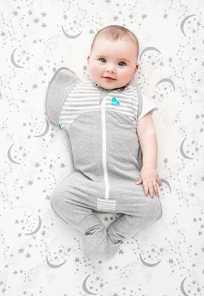 Love To Dream   Swaddle Up Transition Suit Original Grey  -   5