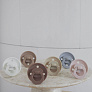 Elodie пустышка от 3 месяцев Retro Binky Bundle силиконовая 2 шт.- Pure Khaki  - фото 6