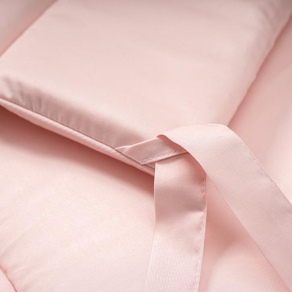 Perina защита для детской кроватки (фенс-бортик) "Sateen Collection" (розовый) - фото  9