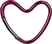 Xplorys Крепление для сумок Dooky Heart Hook - Pink
