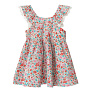 Babybu платье SUMMER BLOOMS 100% органический хлопок цвет красный - фото 1