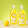 Cleeny экогель для мытья посуды с эфирным маслом лимона, 1 л