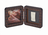Baby Art рамочка двойная фото/слепок &quot;Медный орнамент&quot; темно-серый