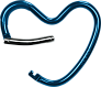 Xplorys Крепление для сумок Dooky Heart Hook - Blue - фото 3