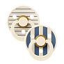 BIBS набор пустышек латексных Studio Colour, 2 штуки Pin/Ivory Steel Blue - фото 1