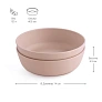 Edda набор мисок 2 штуки Пудра - фото 4
