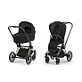 Cybex Priam IV Коляска 2 в 1 Rosegold /  Sepia Black - фото 1