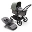 Bugaboo Fox5  2  1 Black/ Grey Melange / Forest Green