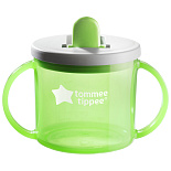 Tommee Tippee чашка-непроливайка первая 190 мл.с 4 мес., зеленый NEW