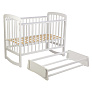 OLANT BABY кровать детская с маятником Solvig белый - фото 10