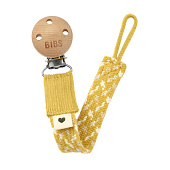 BIBS держатель для пустышки Paci Braid, Mustard/Ivory/Vanilla