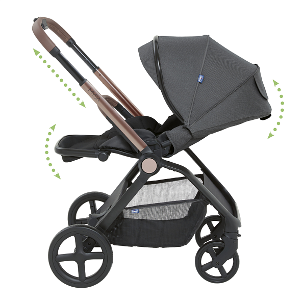 Chicco Коляска прогулочная Mysa Black Satin - фото  14