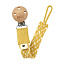 BIBS держатель для пустышки Paci Braid, Mustard/Ivory/Vanilla