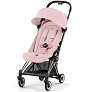Cybex Коляска Coya Rosegold Peach Pink с дождевиком и бампером - фото 1