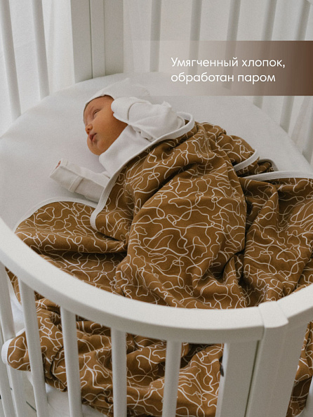 OLANT BABY пеленка-плед 90х90 см Summer sunsets - фото  4