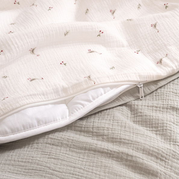 Perina комплект постельного белья Muslin Гуси/Шалфей 3 предмета  - фото  5