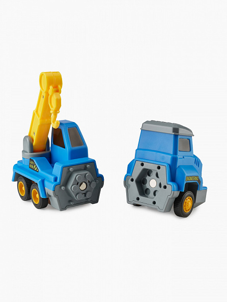 Happy Baby техника дорожная с аксесcуарами MAGNETIC ENGINEER SET - фото  8