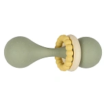 Edda погремушка - прорезыватель Гантеля, Шалфей