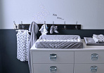 Lodger чехол на матрасик для пеленания Cotton Quilt Grey
