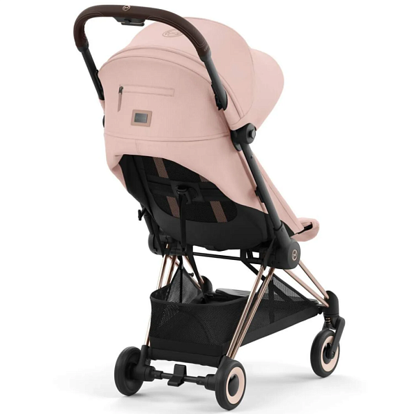 Cybex Коляска Coya Rosegold Peach Pink с дождевиком и бампером - фото  7