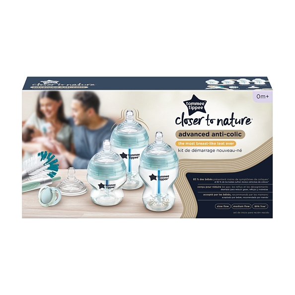 Tommee Tippee набор для новорожденнго Advanced Anti-Colic, голубой - фото  3