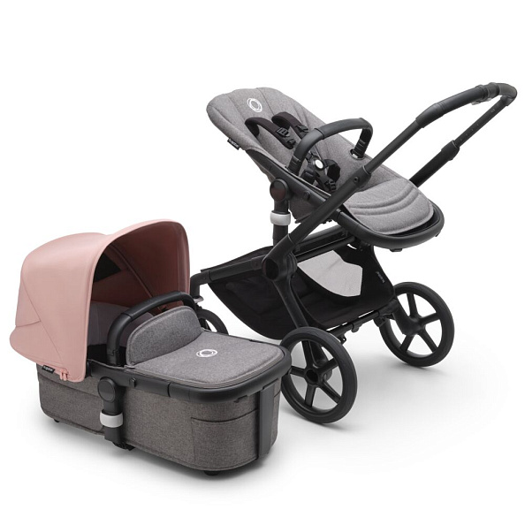 Bugaboo Fox5  2  1 Black/ Grey Melange / Morning Pink -   2