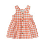 Babybu сарафан PAPAYA GINGHAM 100% органический хлопок цвет оранжевый - фото 1