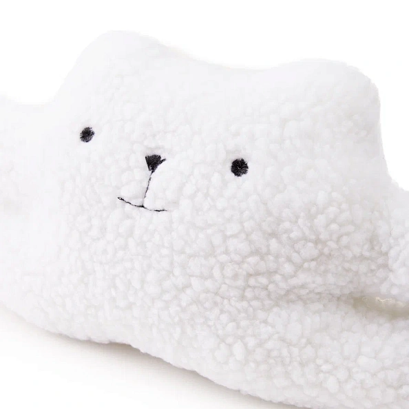 Happy Baby блокиратор для дверей мягкий, белый медведь - фото  5